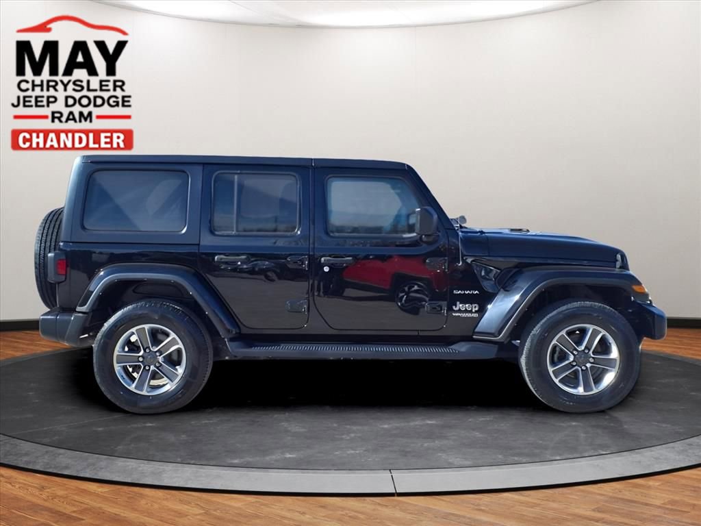 Used 2021 Jeep Wrangler Unlimited Sahara w/ Uconnect 4C Nav & Sound Group AWD/4WD image 2