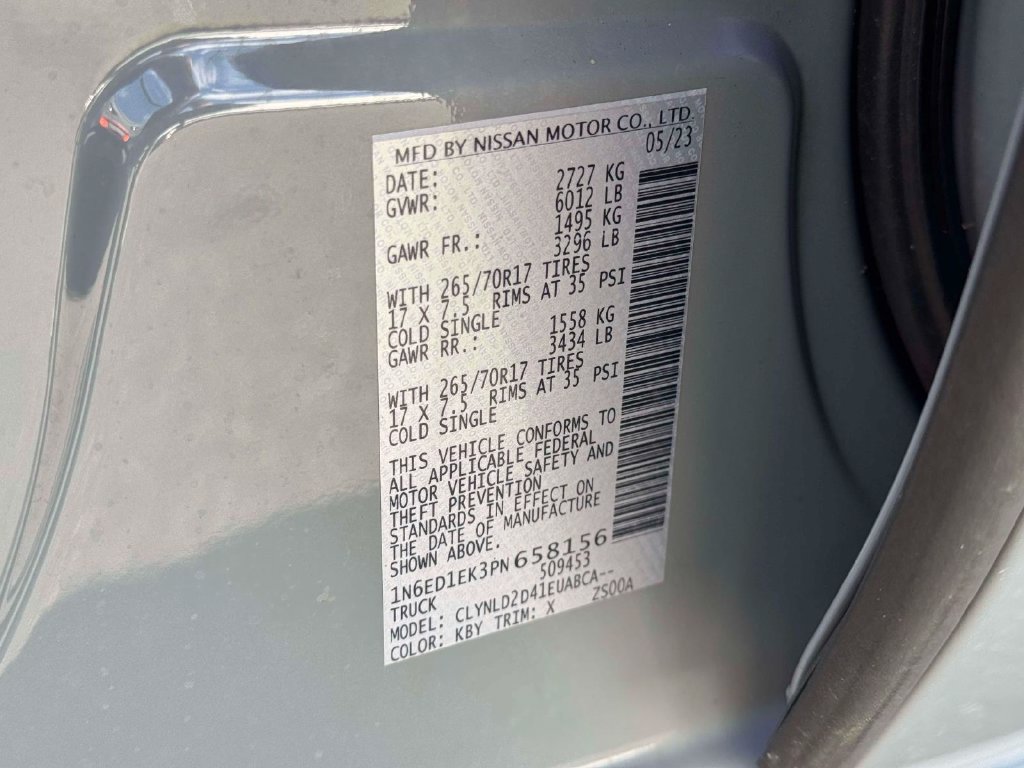 Used 2023 Nissan Frontier PRO-4X w/ Pro Convenience Package AWD/4WD image 33