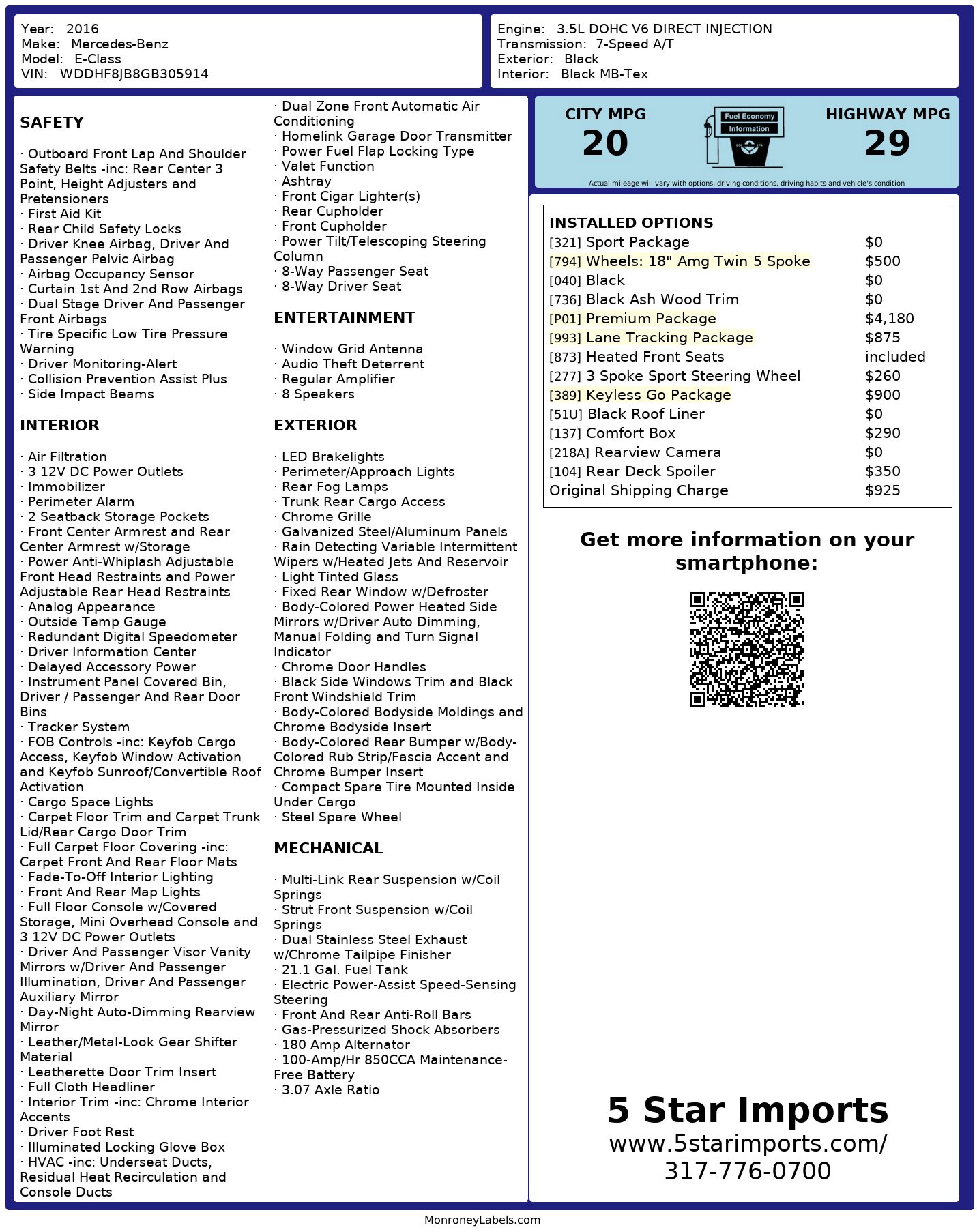 Used 2016 Mercedes-Benz E 350 4MATIC Sedan image 23