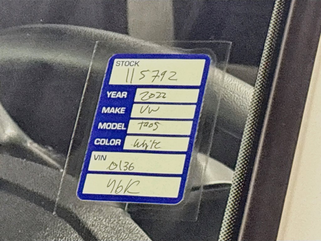 Certified 2022 Volkswagen Taos S AWD/4WD image 25