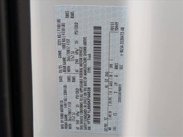 New 2025 Ford F150 XL w/ Equipment Group 103A High image 23