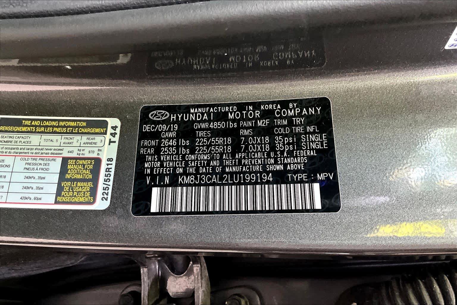 Used 2020 Hyundai Tucson Ultimate w/ Cargo Package AWD/4WD image 31