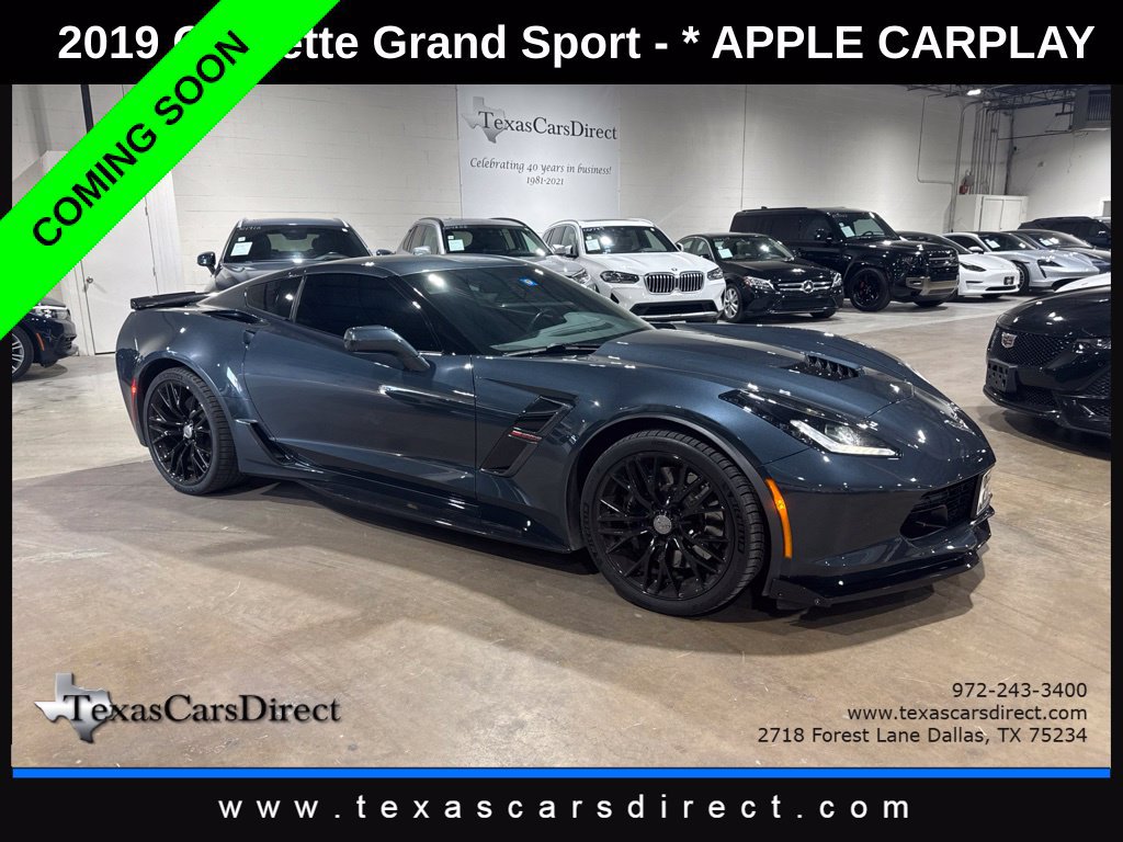 Used 2019 Chevrolet Corvette Grand Sport RWD image 1