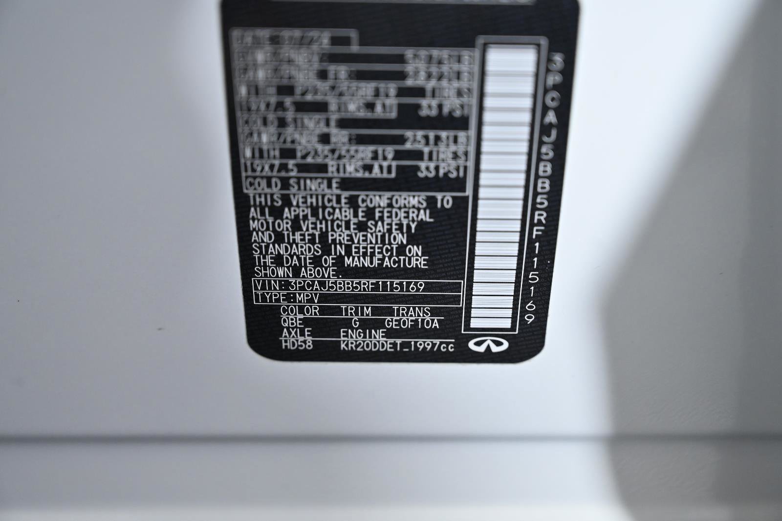 Used 2024 INFINITI QX50 Luxe image 32