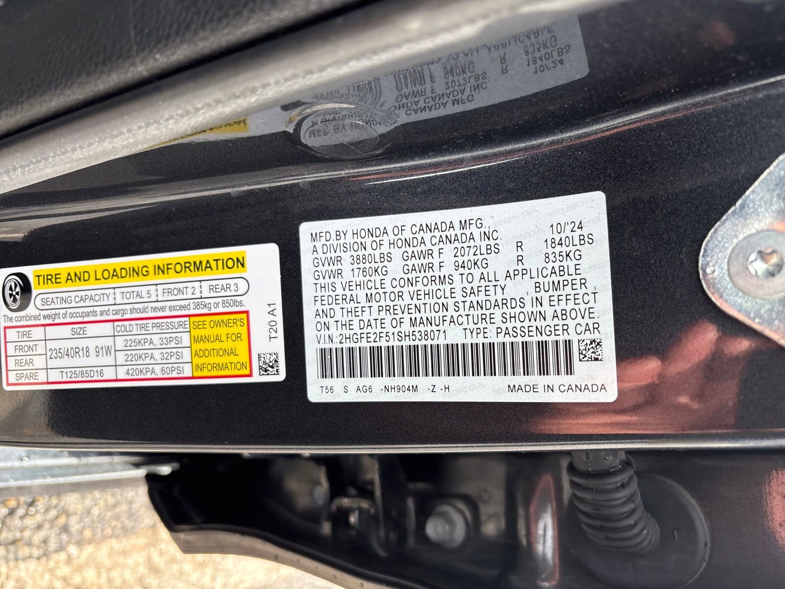 Used 2025 Honda Civic Sport image 30