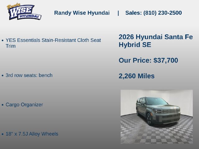New 2026 Hyundai Santa Fe SE AWD/4WD image 15