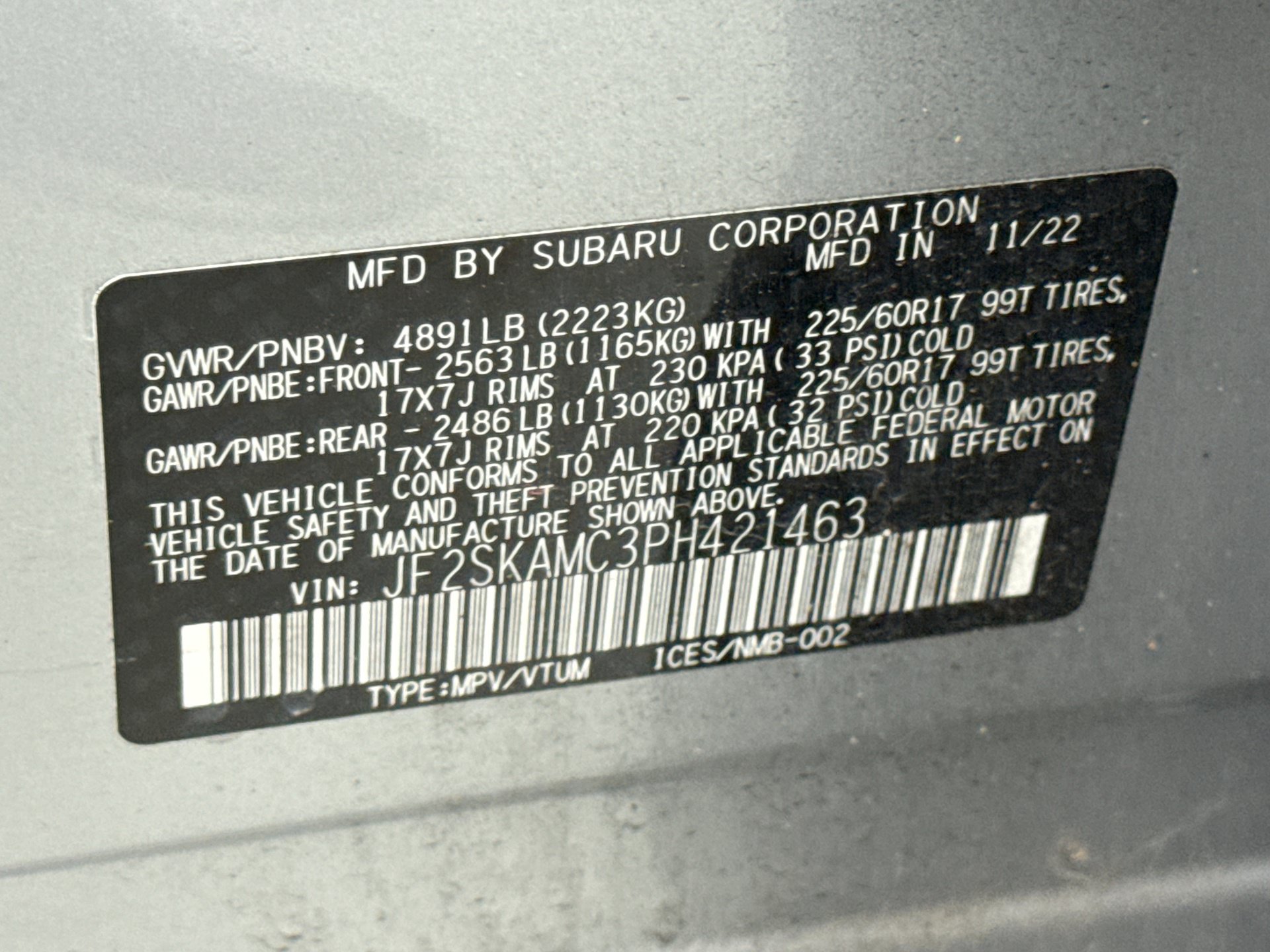 Used 2023 Subaru Forester Wilderness AWD/4WD image 13