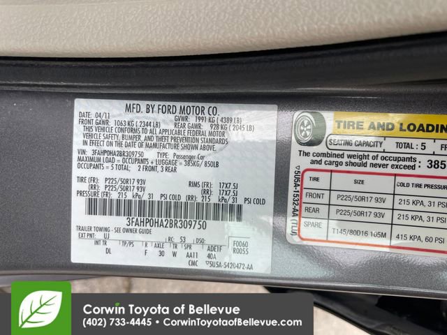 Used 2011 Ford Fusion SE w/ 202A Rapid Spec Order Code image 27