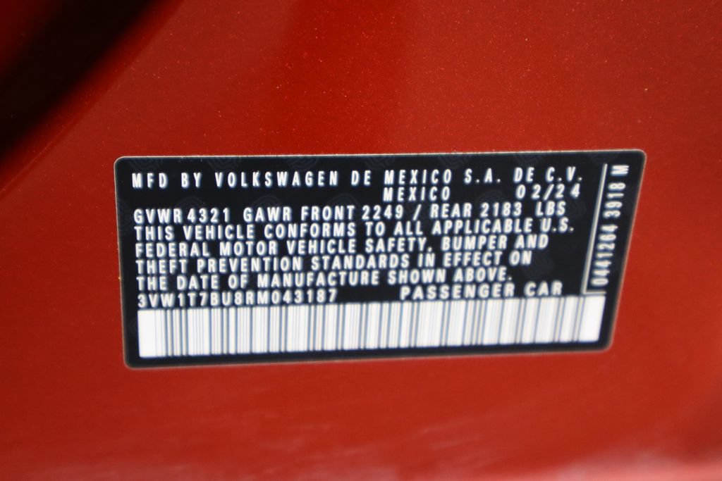 Used 2024 Volkswagen Jetta GLI Autobahn w/ GLI Black Package FWD image 42