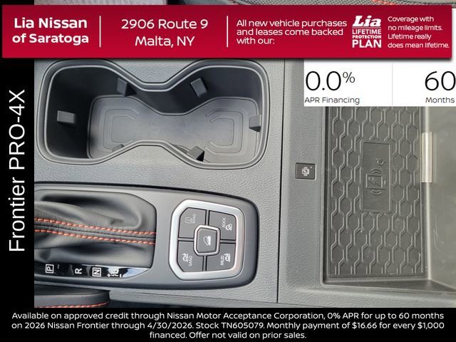 New 2026 Nissan Frontier PRO-4X w/ Pro-4x Convenience Package AWD/4WD image 24