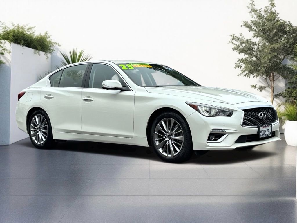 Certified 2023 INFINITI Q50 Luxe w/ Cargo Package RWD image 1