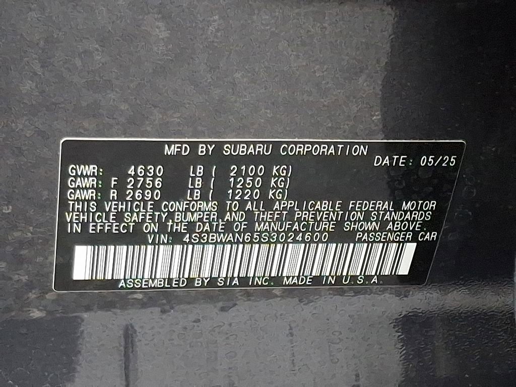 Certified 2025 Subaru Legacy Limited image 29