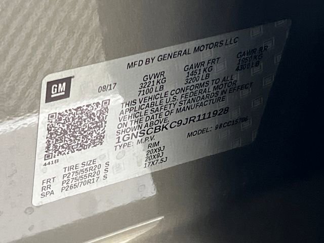 Used 2018 Chevrolet Tahoe LT w/ LT Signature Package image 28