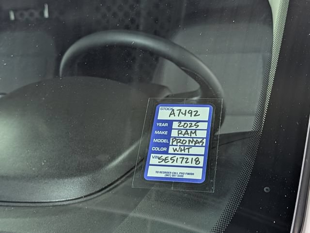 Used 2025 RAM ProMaster 2500 w/ U-Haul Equipment Group FWD image 27