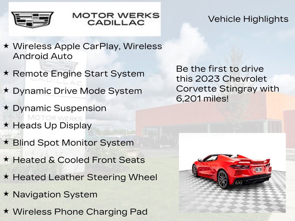 Used 2023 Chevrolet Corvette Stingray Preferred Conv w/ Z51 Performance Package image 14