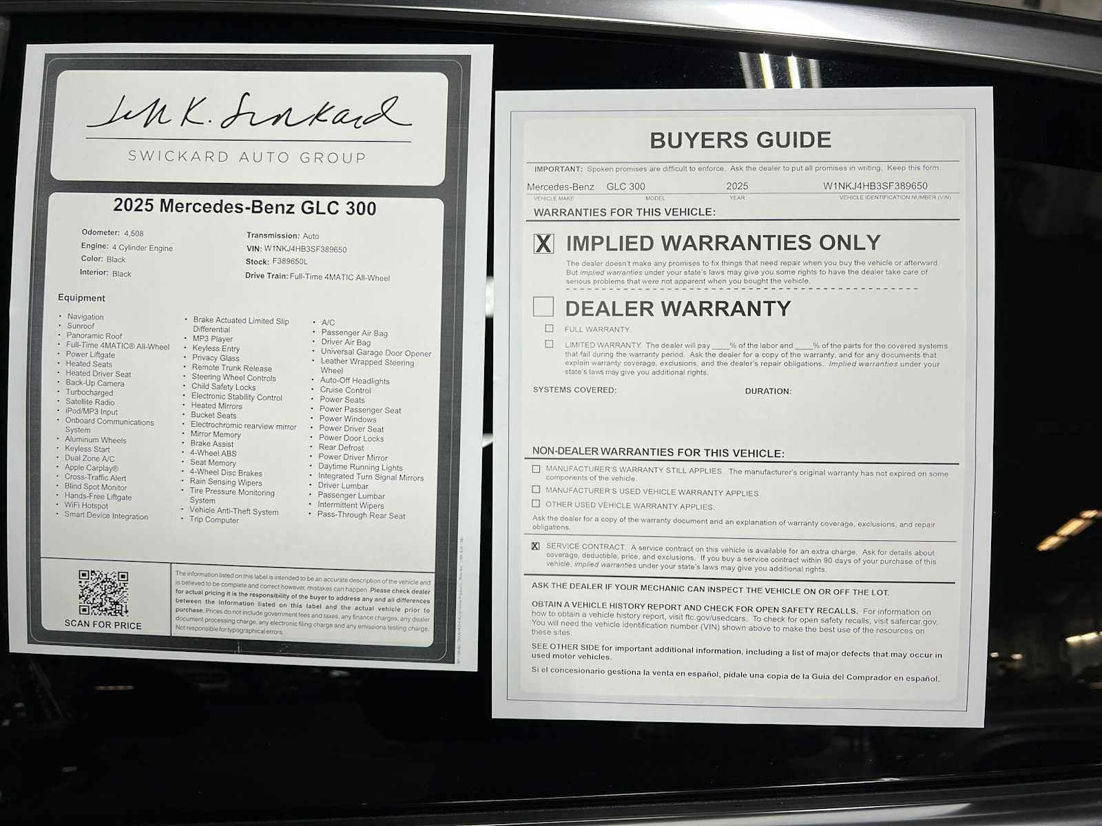 Certified 2025 Mercedes-Benz GLC 300 4MATIC image 45