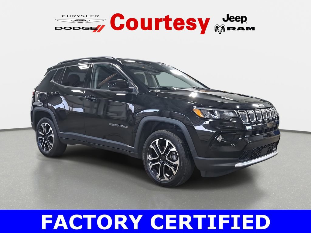 Certified 2022 Jeep Compass Limited AWD/4WD image 1