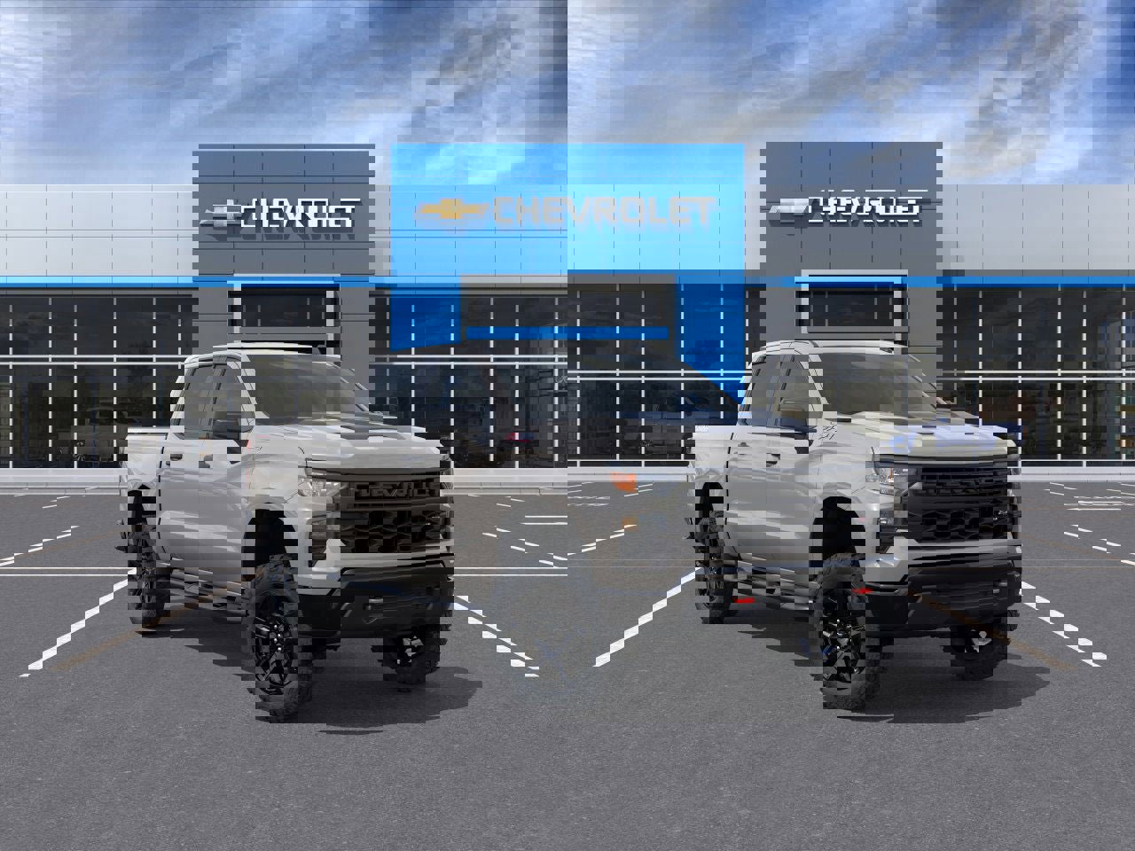 New 2026 Chevrolet Silverado 1500 Custom Trail Boss w/ LPO, Dark Essentials Package