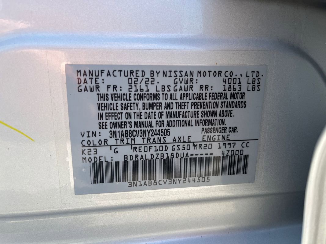 Used 2022 Nissan Sentra SV image 26