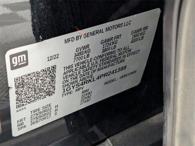 Used 2023 Cadillac Escalade ESV Sport Platinum w/ LPO, ONYX Package image 44