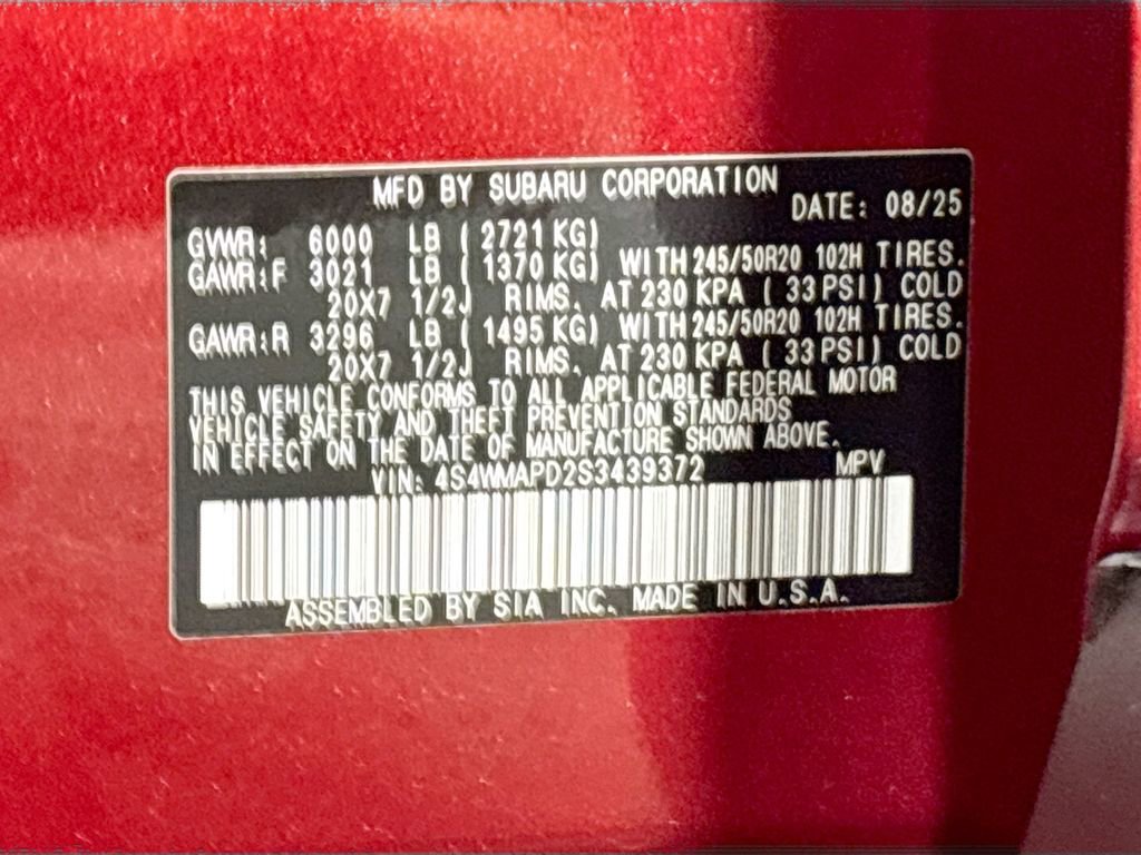 New 2025 Subaru Ascent Limited image 27