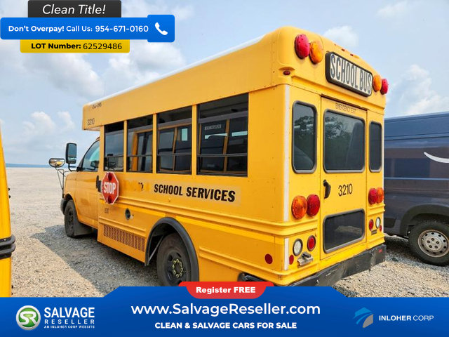 Used 2011 Chevrolet Express 3500 w/ School Bus Package RWD image 4