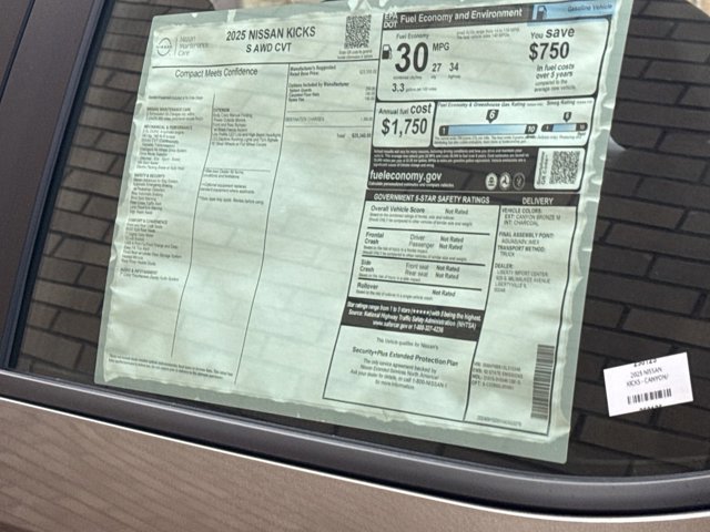 New 2025 Nissan Kicks S image 27