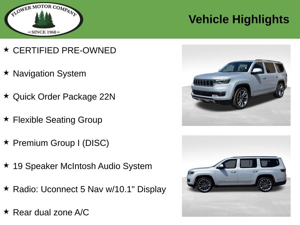 Used 2022 Jeep Wagoneer Series III w/ Premium Group I AWD/4WD image 5