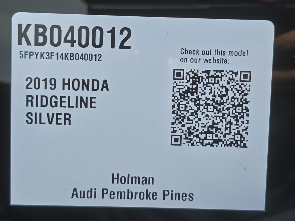 Used 2019 Honda Ridgeline Sport image 26