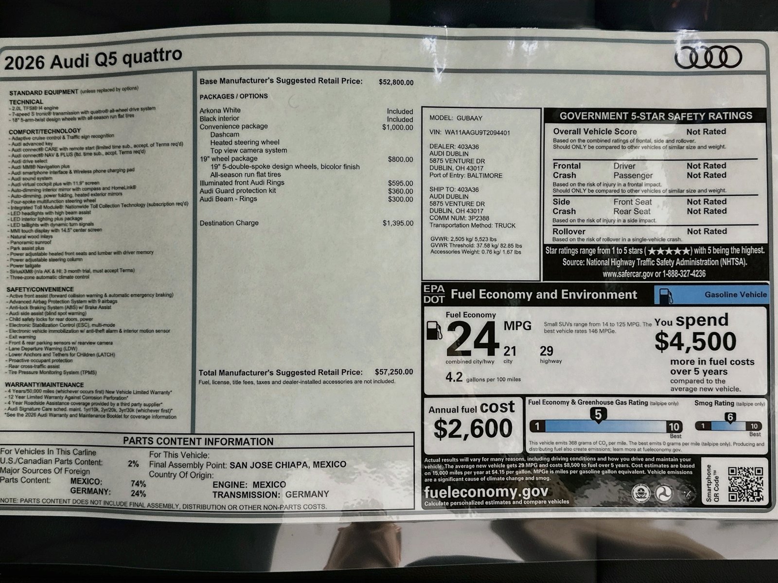 New 2026 Audi Q5 Premium AWD/4WD image 48
