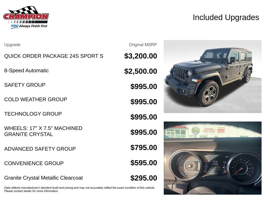 Used 2021 Jeep Wrangler Unlimited Sport image 7