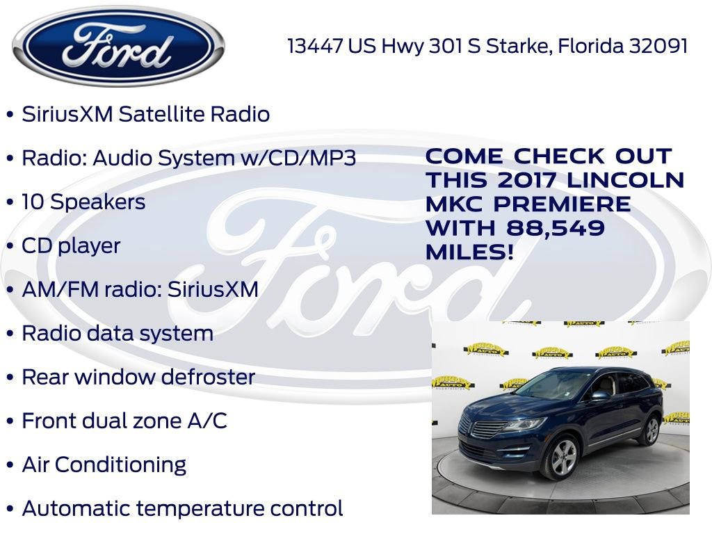 Used 2017 Lincoln MKC Premiere FWD image 15
