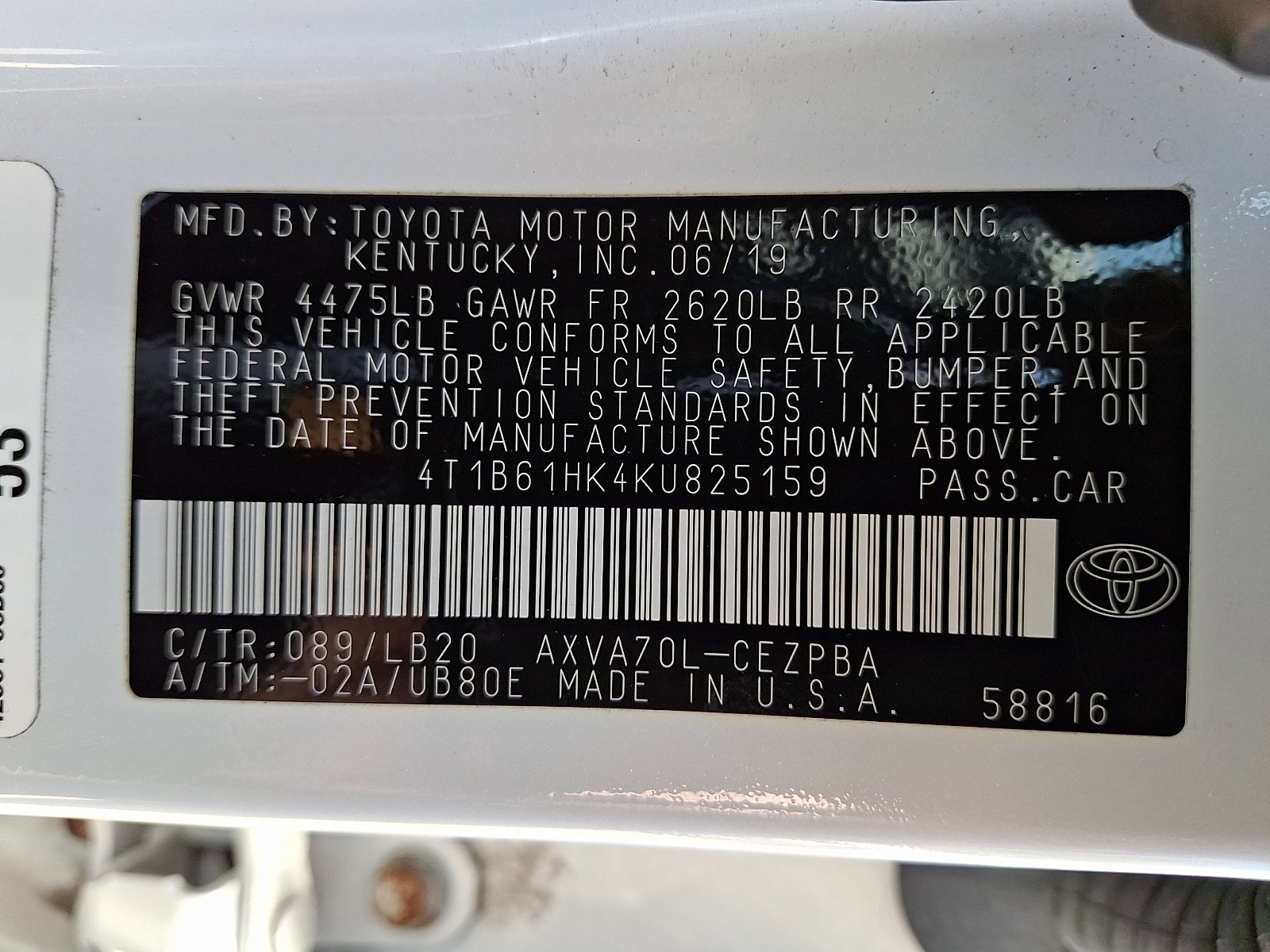 Used 2019 Toyota Camry XSE FWD image 27