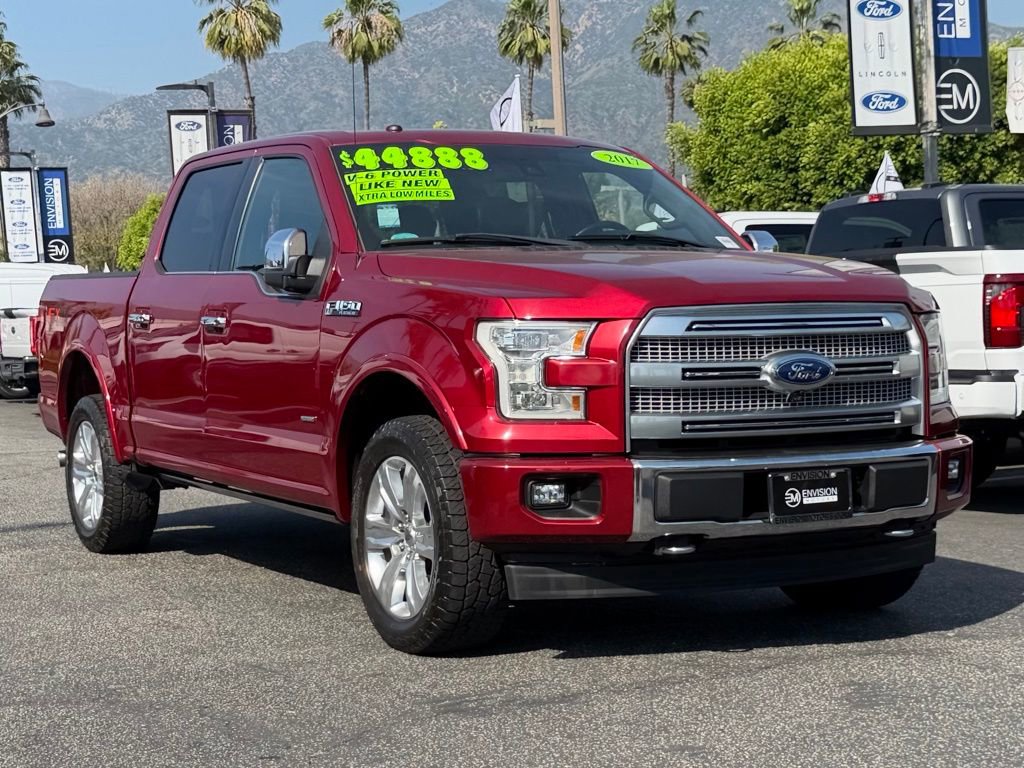 Certified 2017 Ford F150 Platinum w/ Equipment Group 701A Luxury image 2