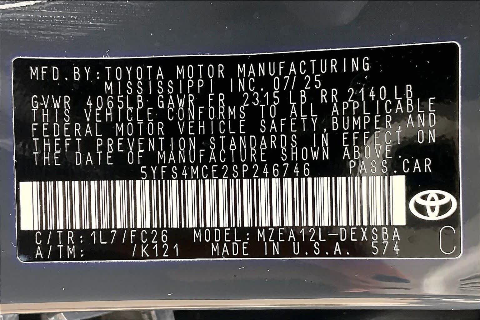 Used 2025 Toyota Corolla SE FWD image 34