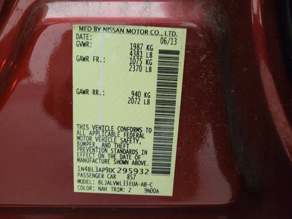 Used 2013 Nissan Altima 3.5 SL w/ Technology Pkg image 33