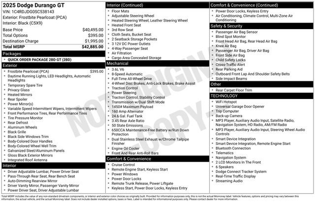 Used 2025 Dodge Durango GT AWD/4WD image 31