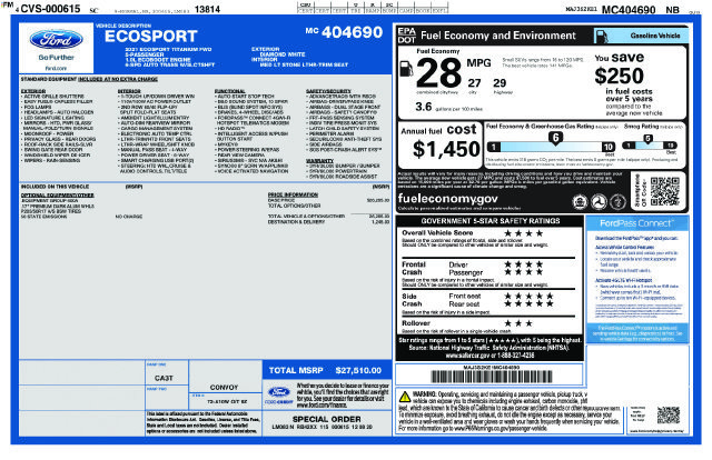 Certified 2021 Ford EcoSport Titanium FWD image 37