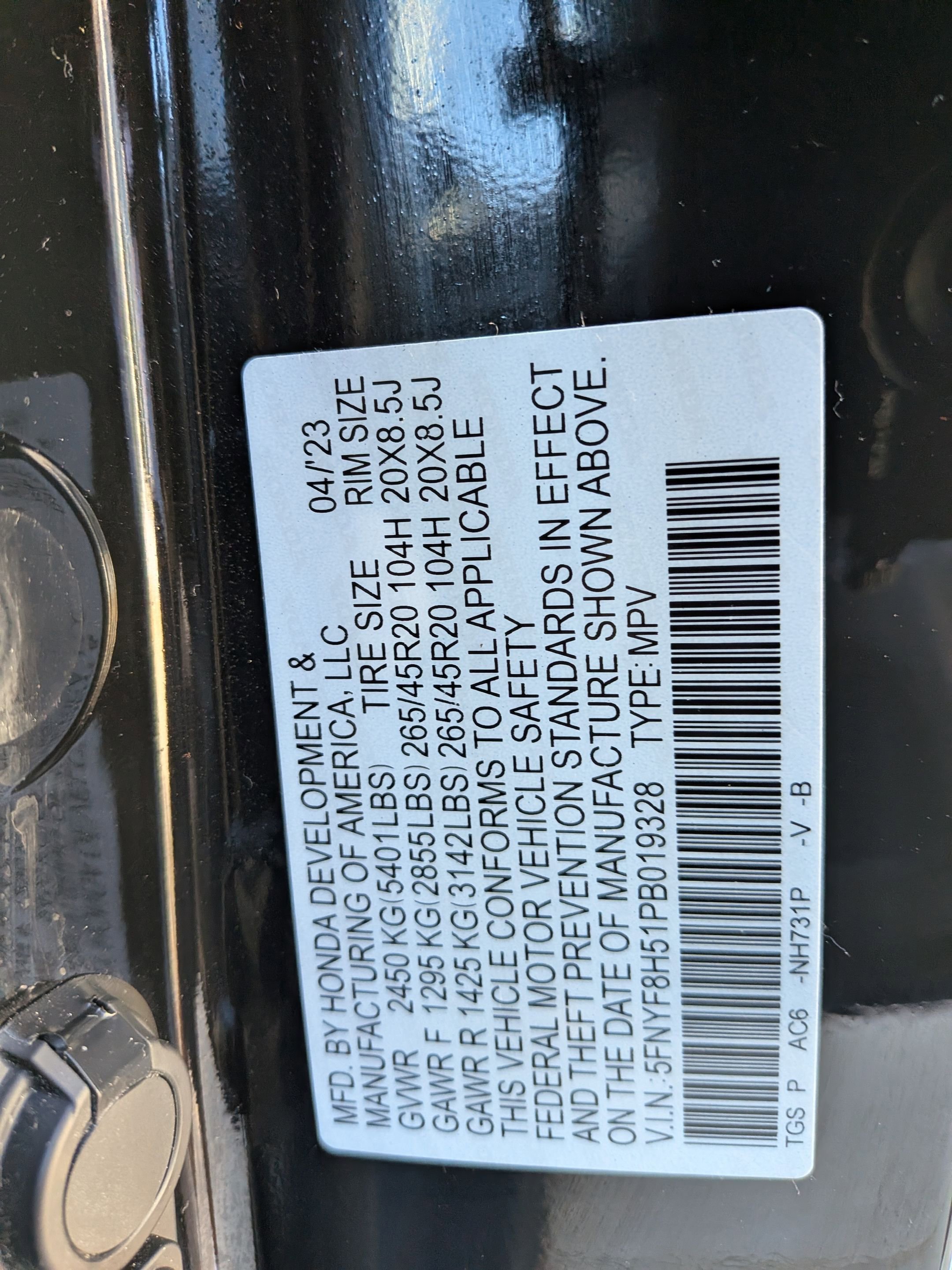 Certified 2023 Honda Passport EX-L image 36