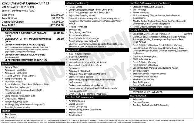 Used 2023 Chevrolet Equinox LT AWD/4WD image 6