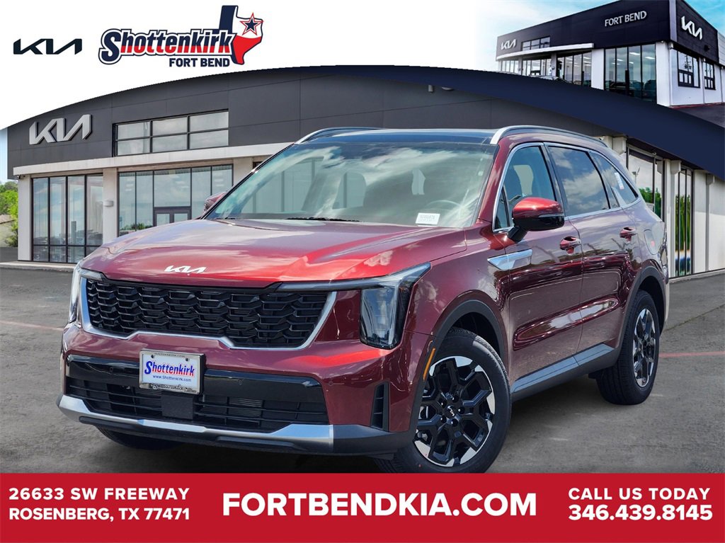 New 2025 Kia Sorento S w/ Panoramic Sunroof Package