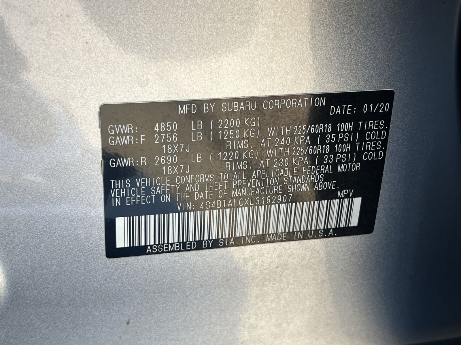 Used 2020 Subaru Outback Limited w/ Popular Package #2 AWD/4WD image 39