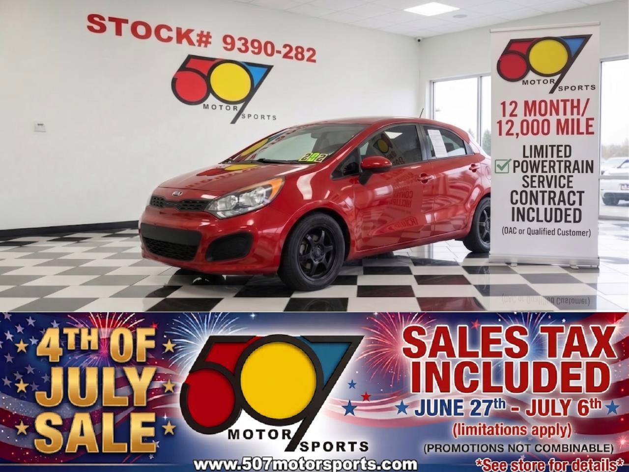 Used 2012 Kia Rio LX w/ PWR Pkg
