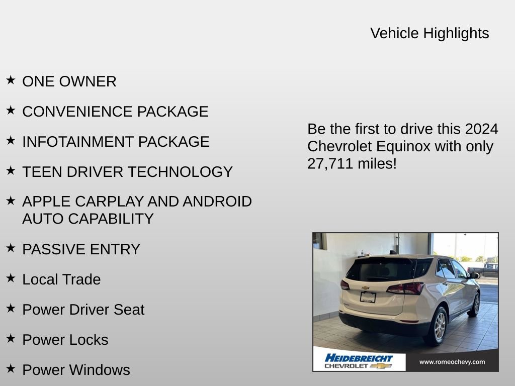 Certified 2024 Chevrolet Equinox LS w/ LS Convenience Package image 7