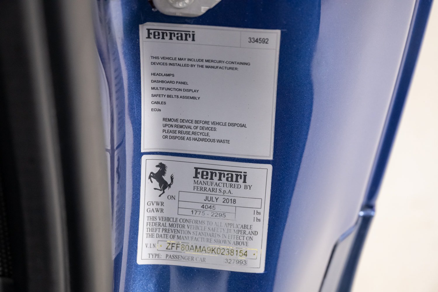 Certified 2019 Ferrari 488 Spider RWD image 38