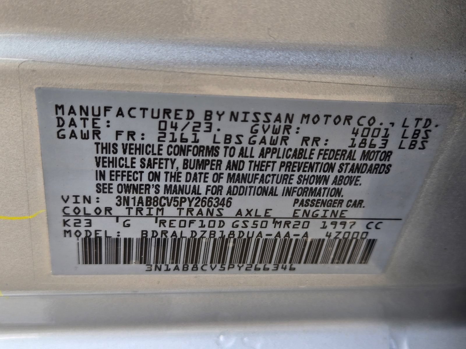 Used 2023 Nissan Sentra SV FWD image 29