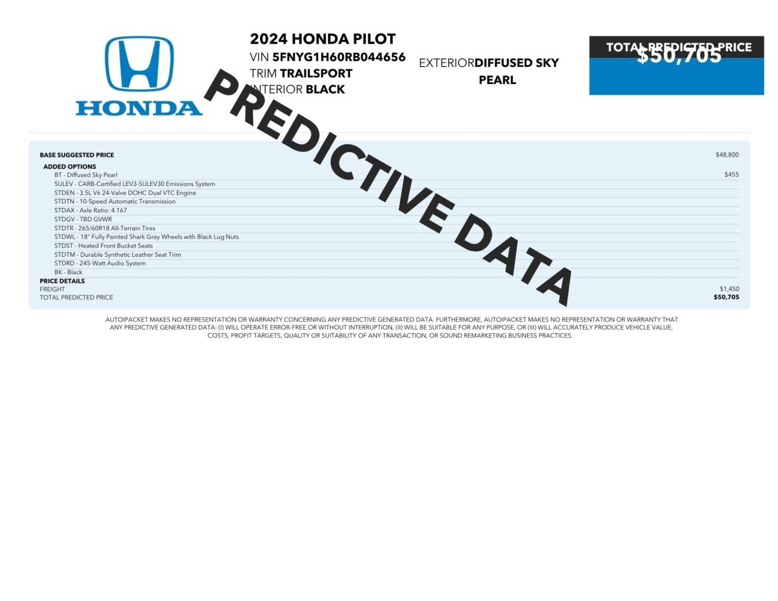 Used 2024 Honda Pilot TrailSport image 2