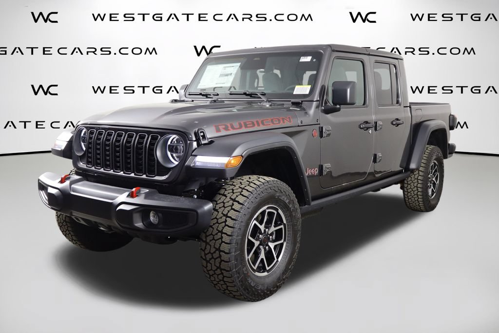 New 2026 Jeep Gladiator Rubicon w/ Steel Power Dome Hood Package AWD/4WD 360° Tour
