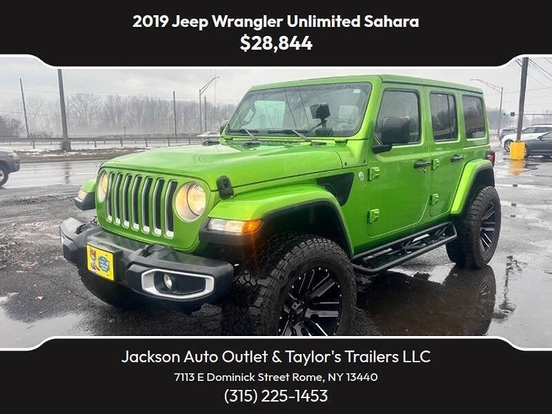 Used 2019 Jeep Wrangler Unlimited Sahara w/ Uconnect 4C Nav & Sound Group