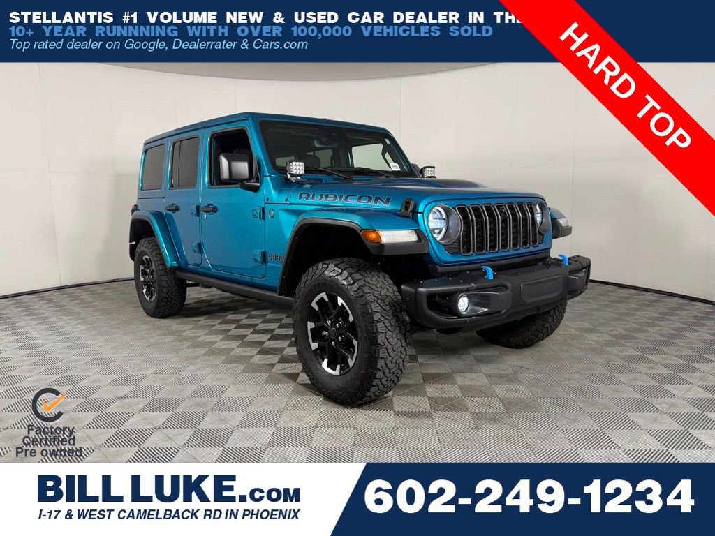 Used 2024 Jeep Wrangler Unlimited Rubicon 4xe AWD/4WD image 1